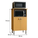 Ver imagem 3 de Balcão 2 Fornos Forno e Microondas com 2 Portas e Prateleira
