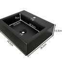 Ver mais imagens de Gabinete de Banheiro 80cm com Cuba Ref 821 Branco/Itapuã/Portoro