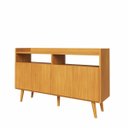 Ver imagem 5 de Buffet Aparador Intense 4 Portas 2 Nichos Retrô Balcão Sala Cantinho do Café