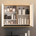 Ver imagem 2 de Armário Espelheira de Banheiro 80cm 02 Portas Ref 821