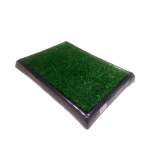 Tapete pet Sanitário para Cães e Gatos com Grama Sintética