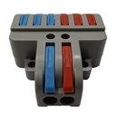 Ver imagem 1 de Emenda Elétrica Conector tipo Borne 6x2 Fios Duplo 20 peças