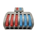 Ver imagem 3 de Emenda Elétrica Conector tipo Borne 6x2 Fios Duplo 20 peças