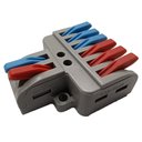 Ver imagem 5 de Emenda Elétrica Conector tipo Borne 6x2 Fios Duplo 20 peças