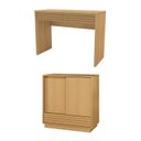 Ver imagem 2 de Conjunto de Escritório com Escrivaninha e Armário Samambaia CabeCasa MadeiraOriginals