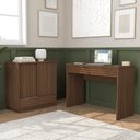 Ver imagem 1 de Conjunto de Escritório com Escrivaninha e Armário Samambaia CabeCasa MadeiraOriginals