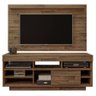 Home Theater Marte C/ Nichos e Porta Rustico Artely - 1
