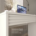 Ver imagem 5 de Conjunto de Escritório com Escrivaninha e Armário Samambaia CabeCasa MadeiraOriginals Off White Branco