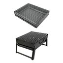 Ver imagem 3 de Churrasqueira Portátil Mini Maleta Camping 35cm Preto