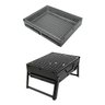 Churrasqueira Portátil Mini Maleta Camping 35cm Preto - 3