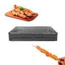 Ver imagem 4 de Churrasqueira Portátil Mini Maleta Camping 35cm Preto