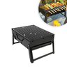 Churrasqueira Portátil Mini Maleta Camping 35cm Preto - 2
