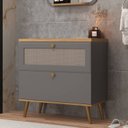 Ver imagem 1 de Gabinete de Banheiro 80cm sem Cuba Ref 800