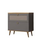 Ver imagem 2 de Gabinete de Banheiro 80cm sem Cuba Ref 800 Branco/Cinza/Itapuã