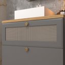 Ver imagem 5 de Gabinete de Banheiro 80cm com Cuba Ref 800 Branco/Cinza/Itapuã