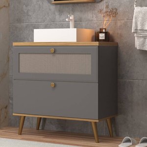 Gabinete de Banheiro 80cm com Cuba Ref 800