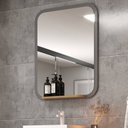 Ver imagem 1 de Espelheira de Banheiro 60cm 01 Prateleira Ref 800