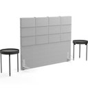 Ver imagem 7 de Cabeceira Cama Box Queen 160 cm Roma W01 Linho Cinza - Lyam Lyam Decor