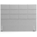 Ver imagem 3 de Cabeceira Cama Box Queen 160 cm Roma W01 Linho Cinza - Lyam Lyam Decor