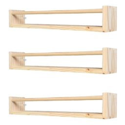 Prateleira Infantil de Madeira para Livros Dulce Slim 40cm - 2