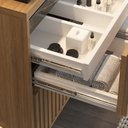 Ver imagem 4 de Gabinete de Banheiro 60cm sem Cuba Ref 650 Branco/Itapuã/Portoro