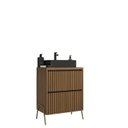 Ver imagem 2 de Gabinete de Banheiro 60cm com Cuba Ref 650 Branco/Itapuã/Portoro