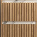 Ver imagem 2 de Gabinete de Banheiro 60cm com Cuba Ref 650 Branco/Itapuã/Thassos