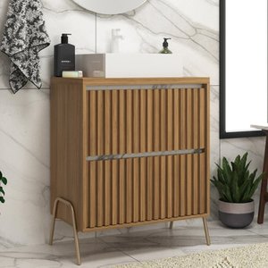 Gabinete de Banheiro 60cm com Cuba Ref 650