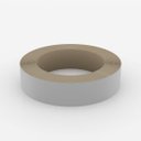 Ver imagem 1 de Kit Fita de Borda 15mm Americana / Belize Henn - Cinza