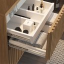 Ver imagem 4 de Gabinete de Banheiro 80cm sem Lavatório Ref 890 Branco/Itapuã/Thassos