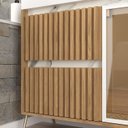 Ver imagem 5 de Gabinete de Banheiro 80cm com Lavatório Ref 890 Branco/Itapuã/Thassos