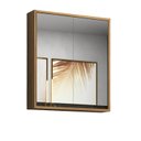Ver imagem 2 de Armário de Banheiro 60cm 02 Portas com Espelho Ref 651 Branco/Itapuã/Portoro