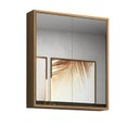 Ver imagem 2 de Armário de Banheiro 60cm 02 Portas com Espelho Ref 651