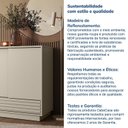 Ver imagem 6 de Armário para Escritório Ripado Samambaia CabeCasa MadeiraOriginals Branco/Off White