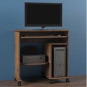 Ver imagem 1 de Escrivaninha com Rodízios C211 Dalla Costa 80cm Neutra