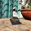 Ver imagem 3 de Preto Velho Porta Vela 13 Cm