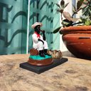 Ver imagem 2 de Preto Velho Porta Vela 13 Cm