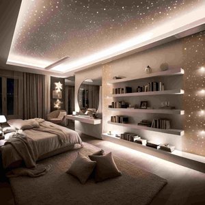 Céu Estrelado Original Branco Led Fibra Ótica 250 Estrelas