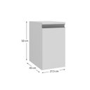 Ver imagem 4 de Módulo Slim para Banheiro com Cesto Yescasa Branco