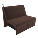 Ver imagem 4 de Sofá Cama 2 Lugares Belize Suede Marrom