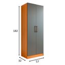 Ver imagem 3 de Armário Multiuso 2 Portas 5 Prateleiras