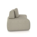 Ver imagem 3 de Sofá Ilha Sala de Estar Dakota 174cm Modulado Encosto Almofada Solta Veludo Bege G33 - Gran Belo