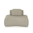 Ver imagem 1 de Sofá Ilha Sala de Estar Dakota 174cm Modulado Encosto Almofada Solta Veludo Bege G33 - Gran Belo