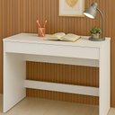 Ver imagem 6 de Escrivaninha Mesa Escritório Menezes 1 Gaveta 90cm Branco