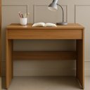 Ver imagem 5 de Escrivaninha Mesa Escritório Menezes 1 Gaveta 90cm Freijó