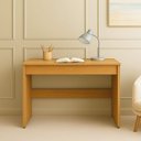 Ver imagem 1 de Escrivaninha Mesa Escritório Menezes 1 Gaveta 90cm Freijó