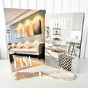 Ver imagem 2 de Decoração dupla livro + colar de mesa japamala artesanal