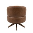 Ver imagem 6 de Poltrona Decorativa Chair Corano Premium Terracota Giratória Sala Dekorien