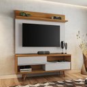 Ver imagem 1 de Rack com Painel para TV até 50 Polegadas 135,6CMX162,5cm 2 Portas NT1185 Bege