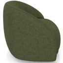 Ver imagem 7 de Kit 02 Poltronas Decorativas Giratória Angelina M03 Linho Verde - Lyam Decor